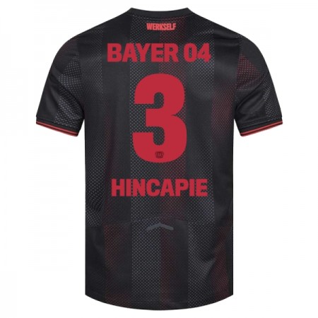 Virallinen pelipaita Bayer 04 Leverkusen Piero Hincapie 3 Koti 2025-26 Lyhythihainen - Miesten